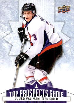 2017-18 Upper Deck CHL - Top Prospects Game #TP8 Juuso Valimaki Front
