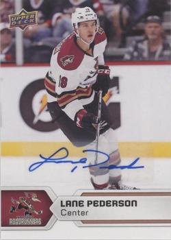 2017-18 Upper Deck AHL - Autographs #70 Lane Pederson Front