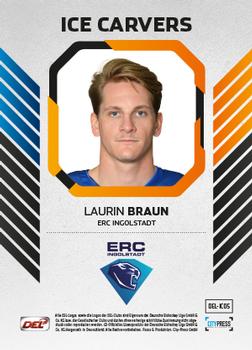 2017-18 Playercards (DEL) - Ice Carvers #DEL-IC05 Laurin Braun Back