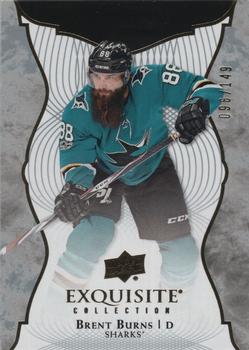 2017-18 Upper Deck Ice - Exquisite Collection - Base #6 Brent Burns Front