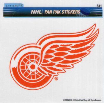 2007-08 Enterplay Fun Pak Player Standees - Team Decal-Sticker #S11 Detroit Red Wings Front