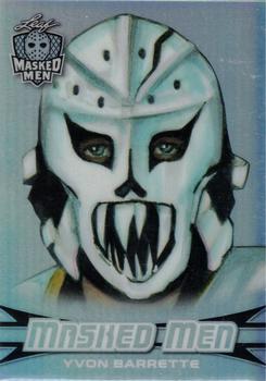 2017-18 Leaf Masked Men - Metal Masked Men #4 Yvon Barrette Front