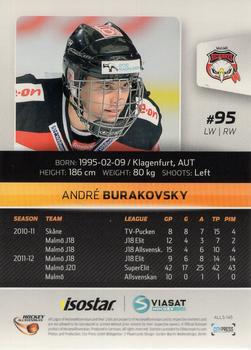 2012-13 HockeyAllsvenskan #ALLS-145 Andre Burakovsky Back