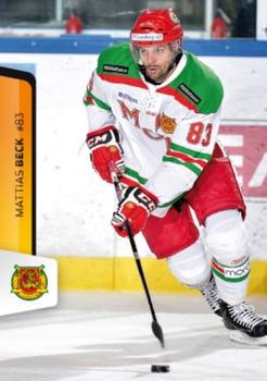 2012-13 HockeyAllsvenskan #ALLS-169 Mattias Beck Front