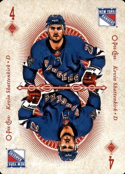 2018-19 O-Pee-Chee - Playing Cards #4♦ Kevin Shattenkirk Front