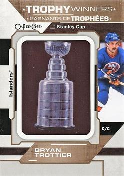 2018-19 O-Pee-Chee - Manufactured Trophy Winners Patches #P-78 Bryan Trottier Front