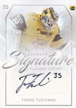 2018-19 Cardset Finland - Signature #NNO Frans Tuohimaa Front