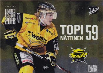 2018-19 Cardset Finland - Limited Edition Series 1 #NNO Topi Nättinen Front