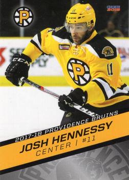 2017-18 Choice Providence Bruins (AHL) #07 Josh Hennessy Front