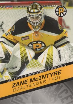 2017-18 Choice Providence Bruins (AHL) #23 Zane McIntyre Front