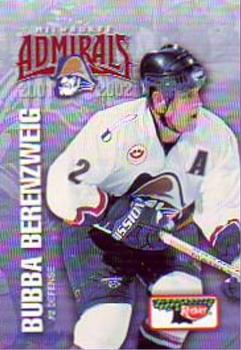 2001-02 Keebler Milwaukee Admirals (AHL) #NNO Andrew Berenzweig Front