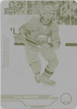 2018-19 Upper Deck Compendium - Printing Plates Yellow #497 Casey Nelson Front