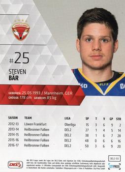 2017-18 Playercards (DEL2) #313 Steven Bar Back
