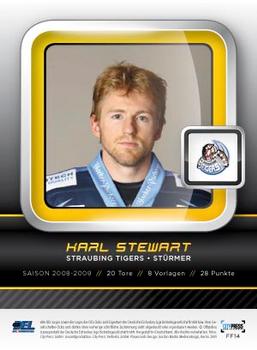 2009-10 Playercards Premium Serie (DEL) - Frozen Forces #FF14 Karl Stewart Back