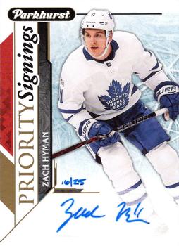 2018 Upper Deck Fall Expo - Parkhurst  Priority Signings #PS-ZH Zach Hyman Front