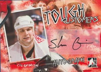 2005-06 In The Game Tough Customers - Autographs #A-SG Stu Grimson Front