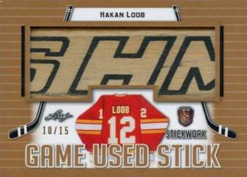 2017-18 Leaf Stickwork - Game-Used Stick #GS-26 Hakan Loob Front