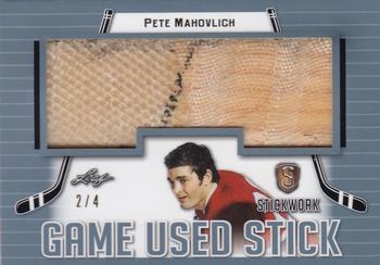 2017-18 Leaf Stickwork - Game-Used Stick - Platinum #GS-43 Pete Mahovlich Front