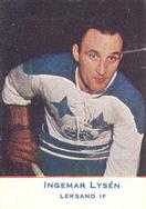 1957-58 Alfa Ishockey (Swedish) #91 Ingemar Lysen Front