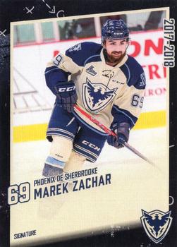 2017-18 Extreme Sherbrooke Phoenix (QMJHL) #20 Marek Zachar Front