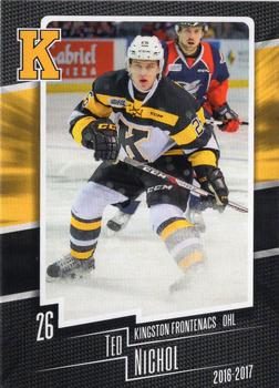 2016-17 Extreme Kingston Frontenacs OHL #16 Ted Nichol Front