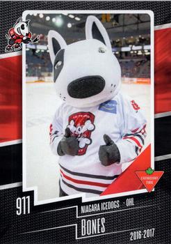 2016-17 Extreme Canadian Tire Niagara IceDogs (OHL) #1 Bones Front