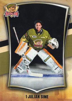 2016-17 Extreme North Bay Battalion OHL #1 Julian Sime Front