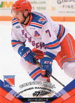 2018-19 Extreme Kitchener Rangers (OHL) #3 Connor Hall Front