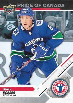 2019 Upper Deck National Hockey Card Day Canada #CAN-6 Brock Boeser Front