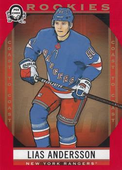 2018-19 O-Pee-Chee Coast to Coast - Red #179 Lias Andersson Front