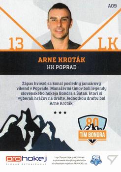 2017-18 SportZoo Tipsport Liga - All Stars 2017 #A09 Arne Krotak Back