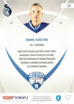 2016-17 SportZoo Tipsport Liga - All Stars #A08 Arne Krotak Back