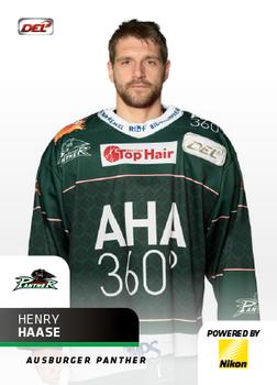 2018-19 Playercards (DEL) #DEL-003 Henry Haase Front