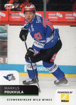 2018-19 Playercards (DEL) #DEL-322 Markus Poukkula Front