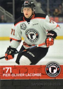 2018-19 Quebec Remparts (QMJHL) Update #8 Pier-Olivier Lacombe Front