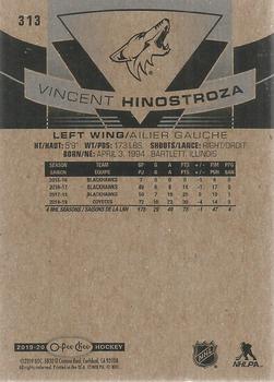 2019-20 O-Pee-Chee #313 Vincent Hinostroza Back