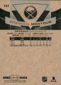 2019-20 O-Pee-Chee #392 Brandon Montour Back