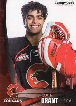 2017-18 Tommy Gun's Prince George Cougars (WHL) #2 Tavin Grant Front