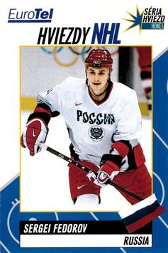 1998-99 EuroTel Hviezdy NHL #NNO Sergei Fedorov Front