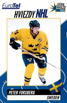 1998-99 EuroTel Hviezdy NHL #NNO Peter Forsberg Front