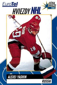 1998-99 EuroTel Hviezdy NHL #NNO Alexei Yashin Front