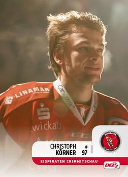 2018-19 Playercards (DEL2) #89 Christoph Körner Front