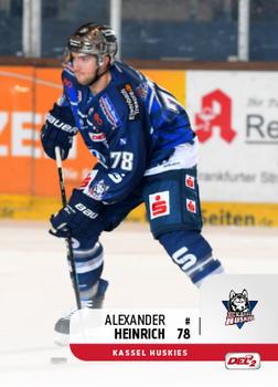 2018-19 Playercards (DEL2) #214 Alexander Heinrich Front