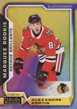 2018-19 O-Pee-Chee Platinum - Rainbow Color Wheel #186 Alexandre Fortin Front