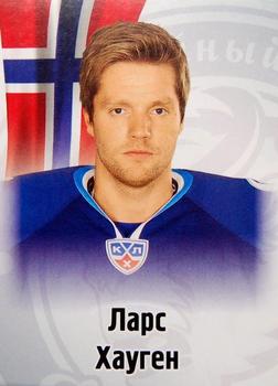 2012-13 Sereal KHL Stickers #196 Lars Haugen Front