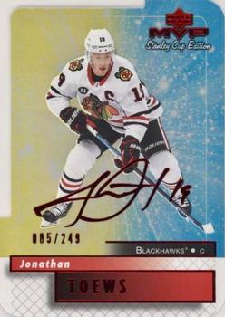 2019-20 Upper Deck MVP - Stanley Cup Edition 20th Anniversary Colors & Contours #68 Jonathan Toews Front