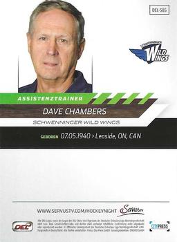 2013-14 Playercards Basic Serie Update (DEL) #DEL-585 Dave Chambers Back