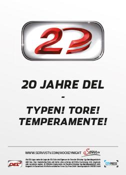 2013-14 Playercards Premium Serie Update (DEL) - 20 Jahre DEL #NNO Kai Hospelt Back