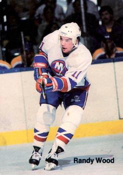 1987-88 New York Islanders Police #1 Randy Wood Front