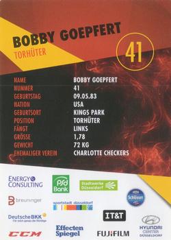 2015-16 Dusseldorfer EG Postcards #NNO Robert Goepfert Back